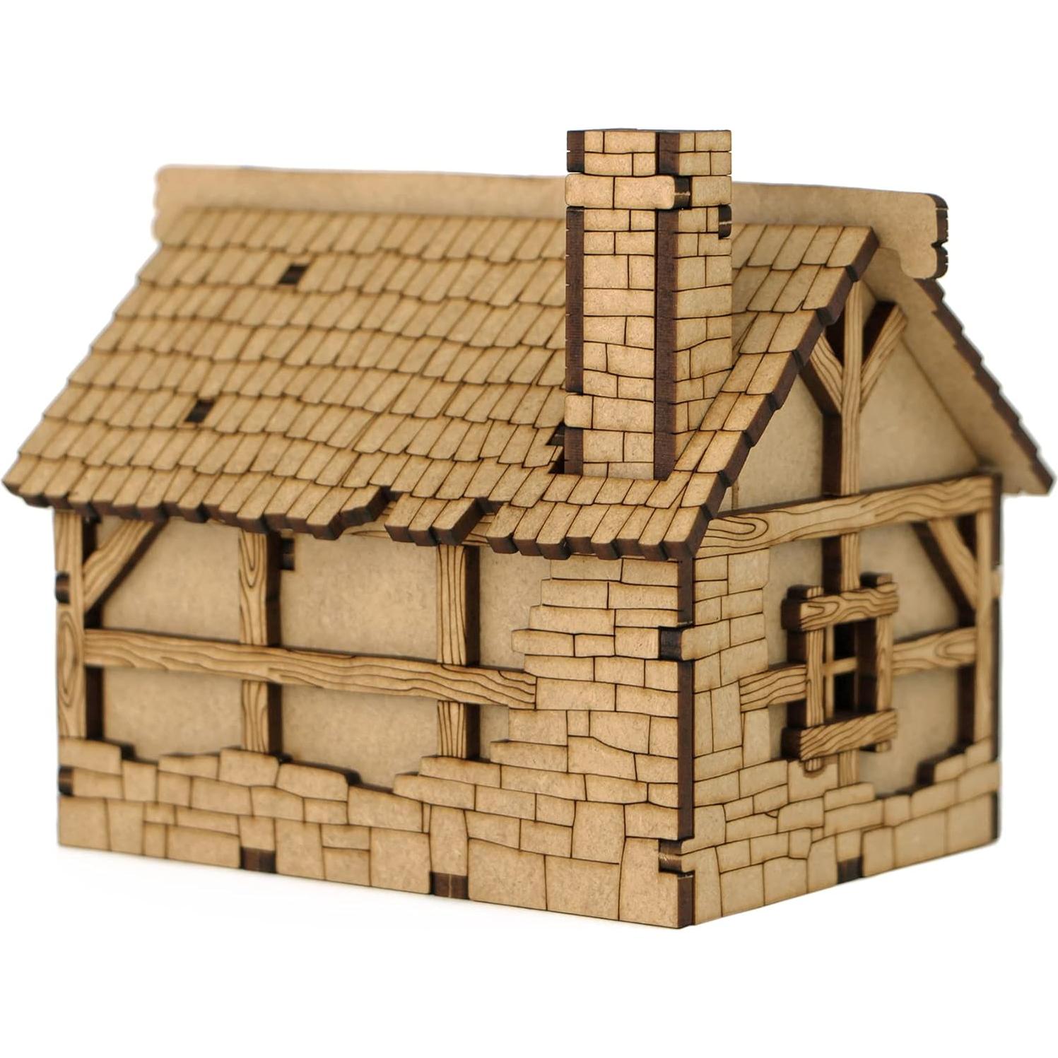 Casa Pequeña TowerRex para D&D y RPG - Terreno Modular 10x7cm