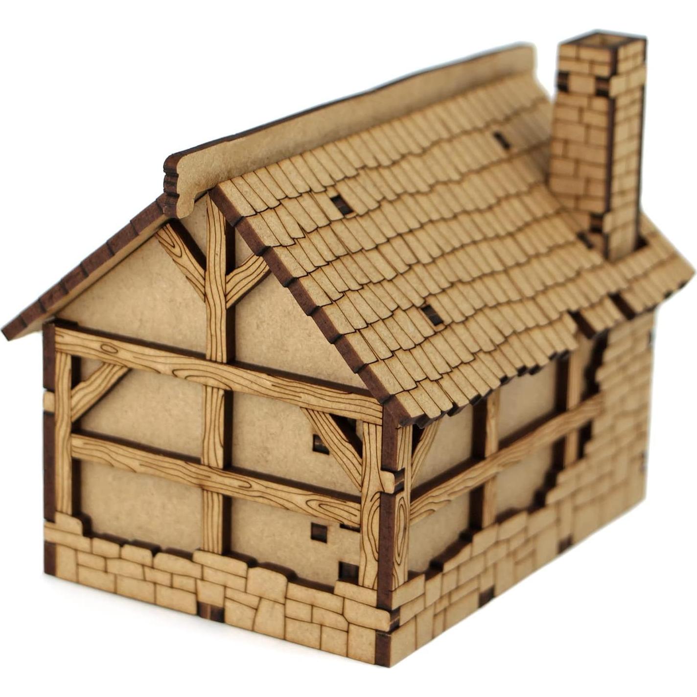 Casa Pequeña TowerRex para D&D y RPG - Terreno Modular 10x7cm