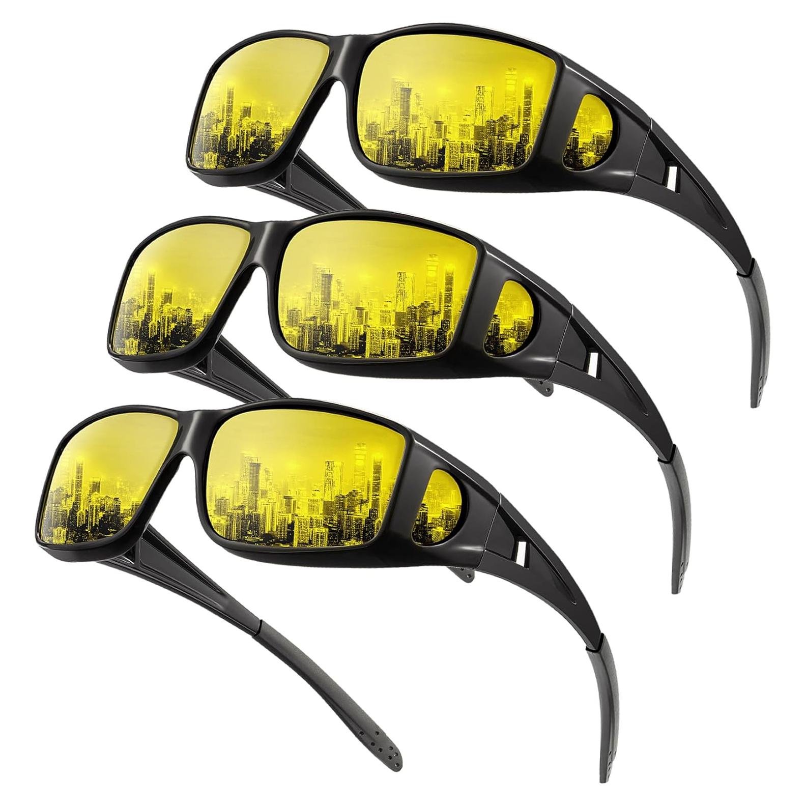 Gafas de Visión Nocturna OUKEMAX para Conducir - Set de 3