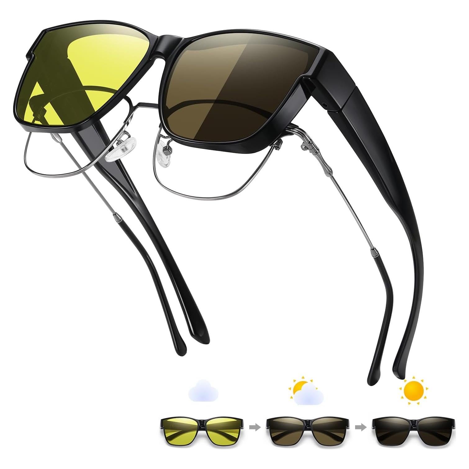 Gafas de sol Wzerry Polarizadas sobre gafas UV400 Unisex