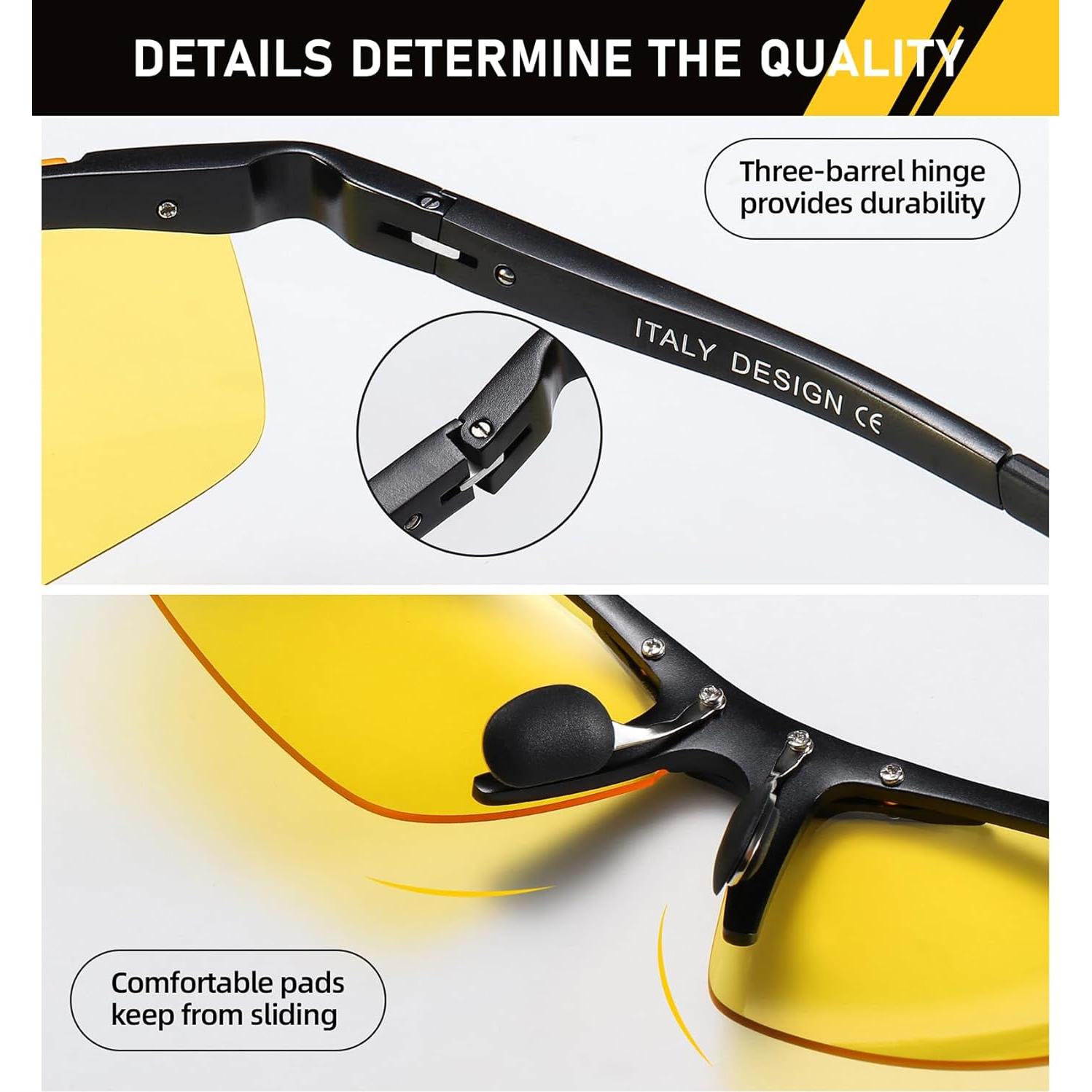 Gafas de Deporte DUCO Visión Nocturna Lentes Polarizados