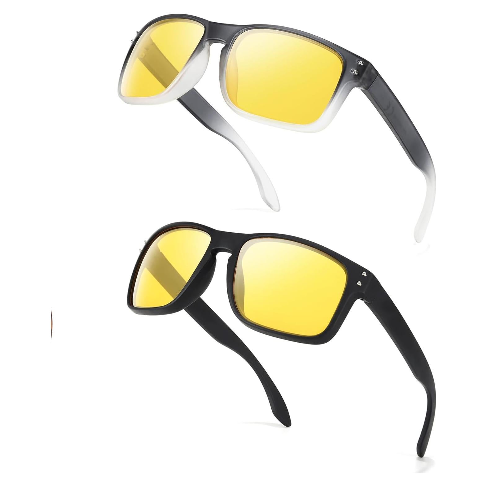 Gafas de Conducción Nocturna FIMILU Amarillas Polarizadas