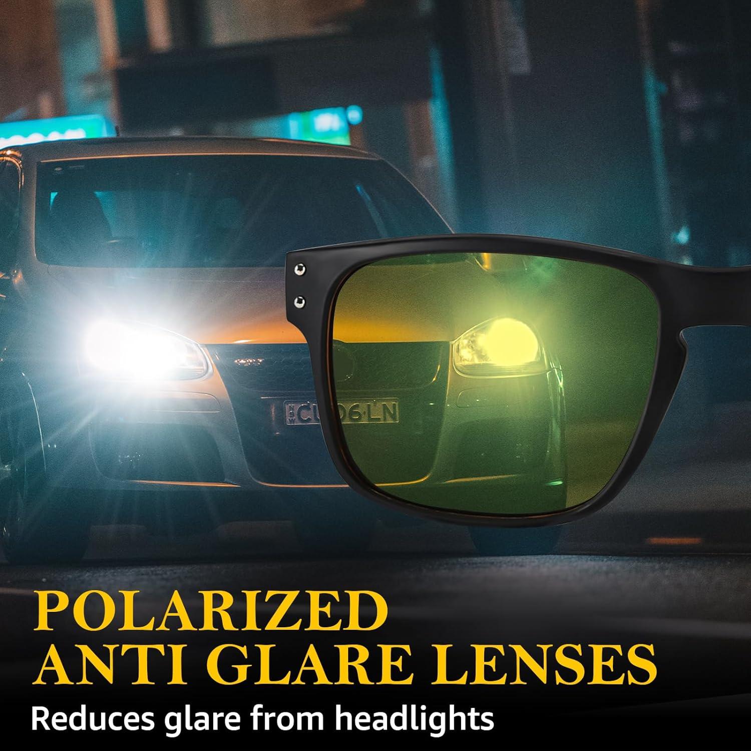 Gafas de Conducción Nocturna FIMILU Amarillas Polarizadas