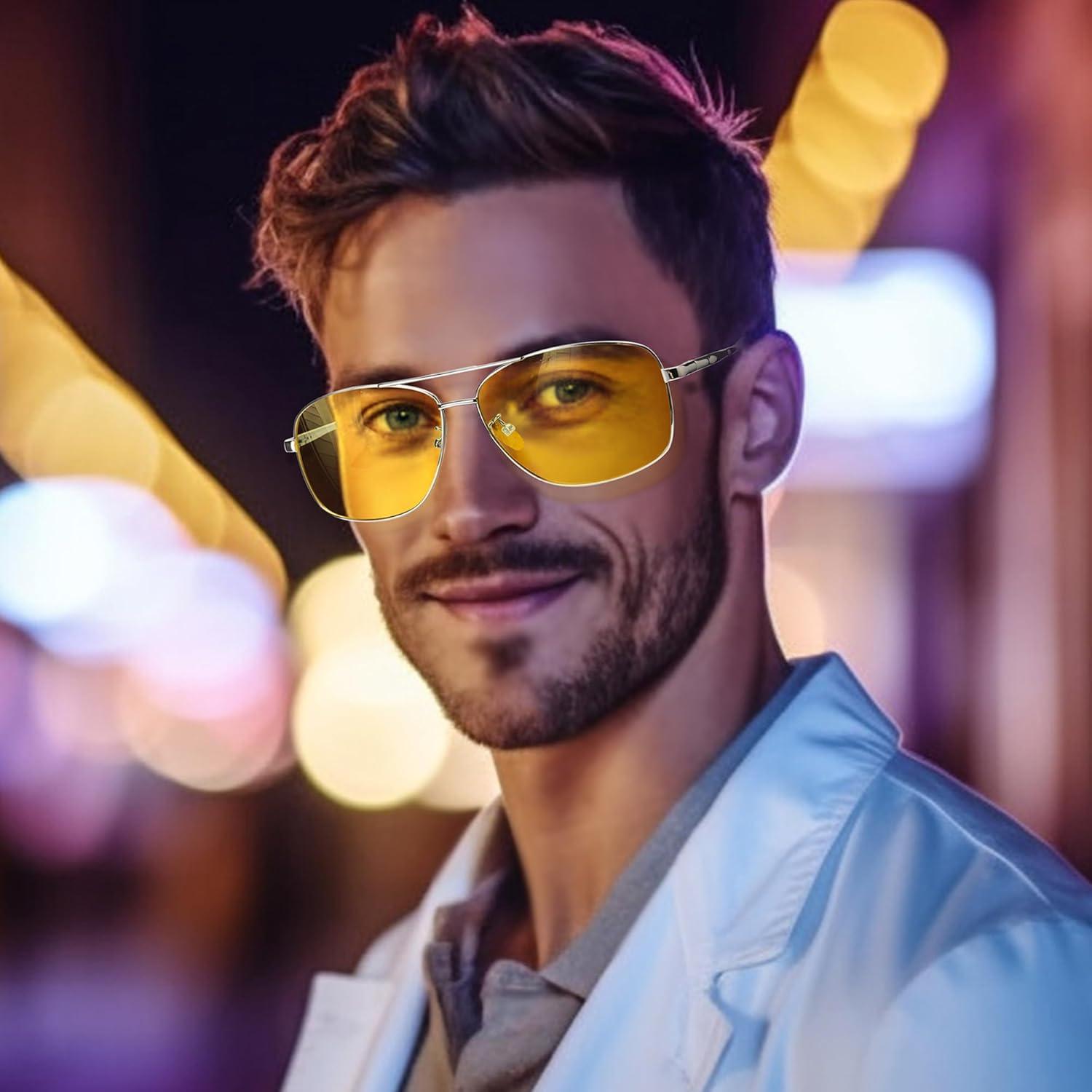 Gafas de sol polarizadas Aviador X18 plateadas UV400