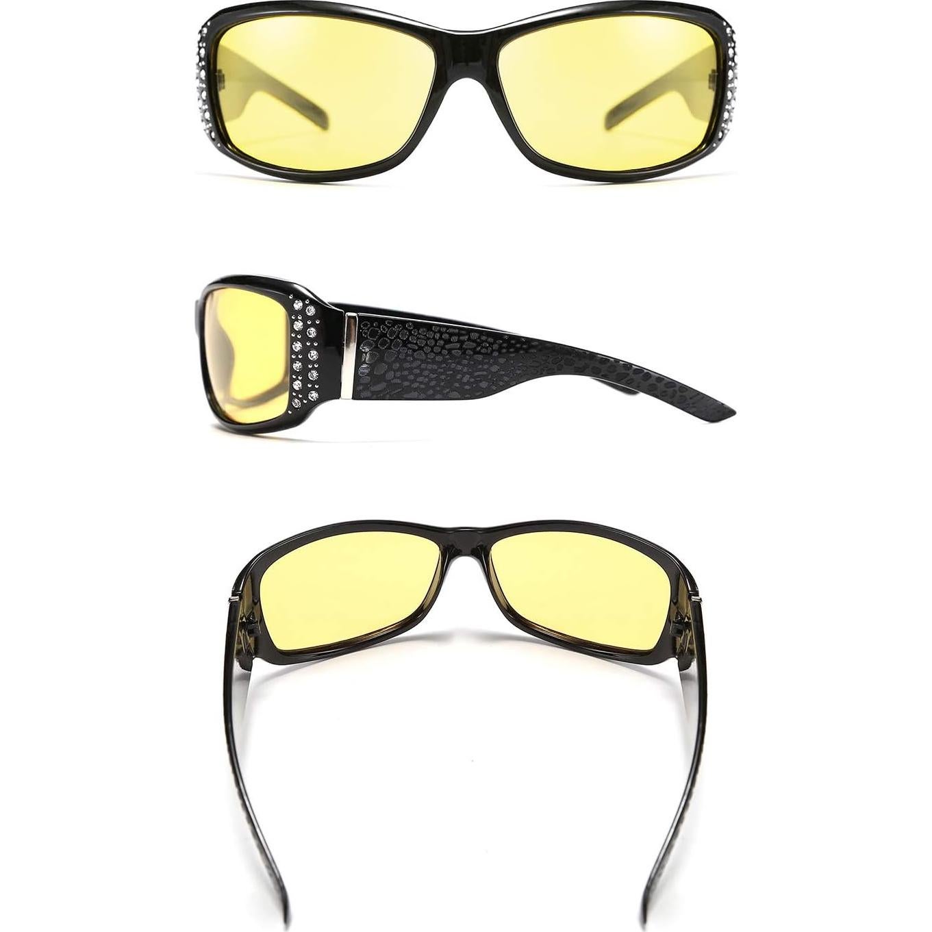 Gafas Envolventes FEISEDY Amarillas Antideslumbrantes