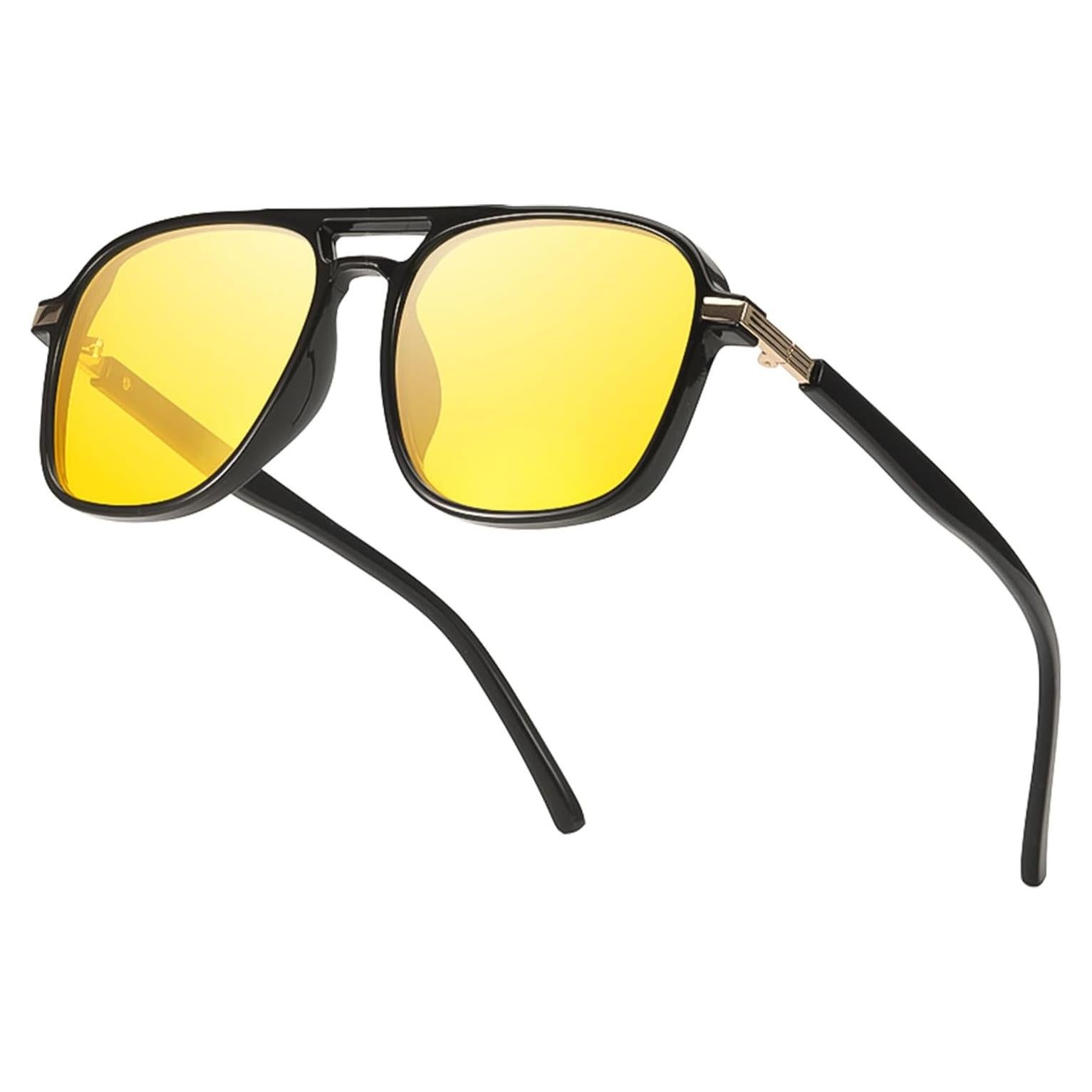 Gafas de Conducción Nocturna SIPHEW Polarizadas Amarillas