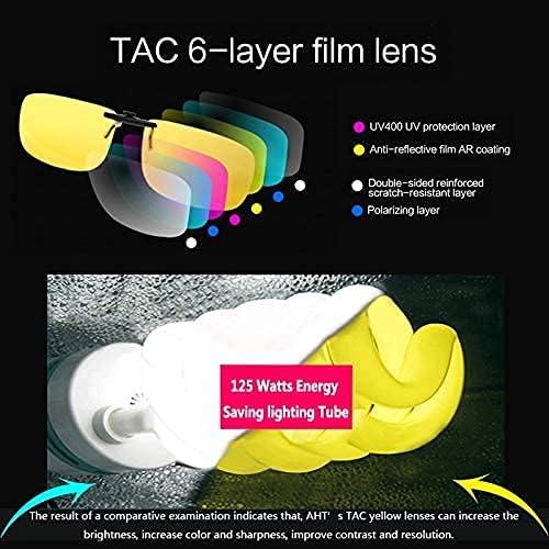 Gafas de Visión Nocturna UpaClaire Clip-on Antirreflejo