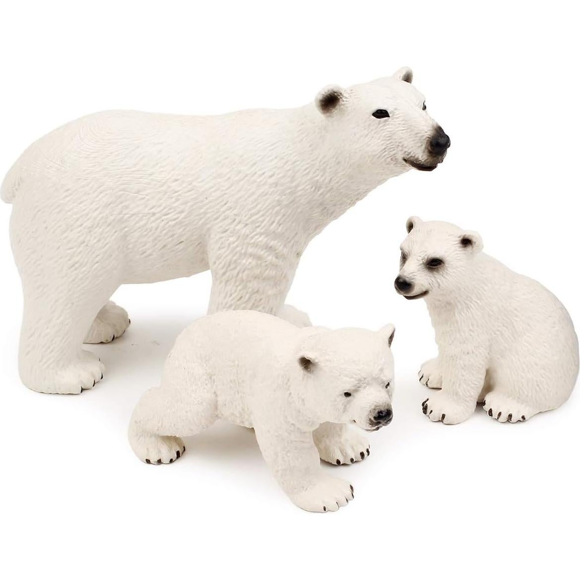 Conjunto de Figuras de Animales Polares UANDME, Osos y Pingüinos