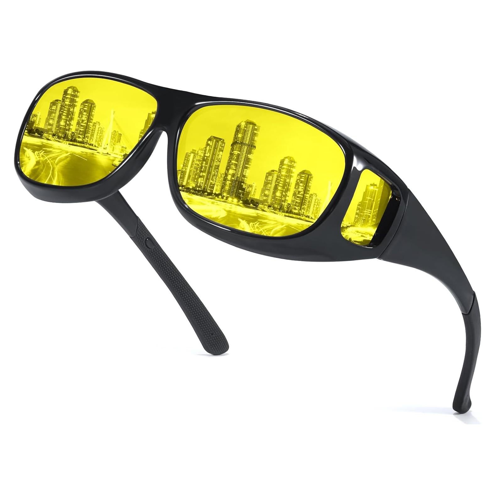 Gafas de Conducir de Noche Trysee con Lentes Amarillas