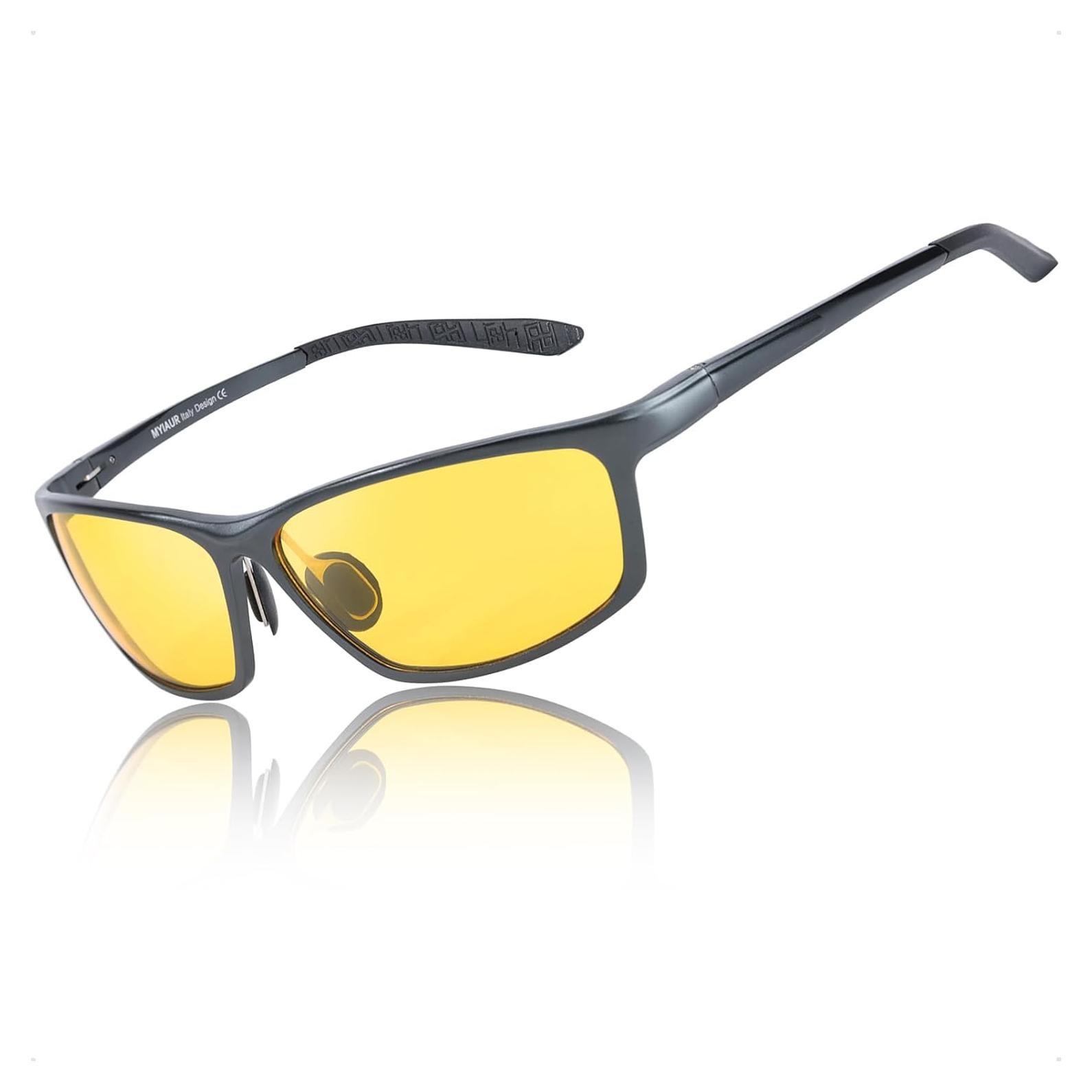 Gafas de Conducción Nocturna Myiaur Amarillas Polarizadas