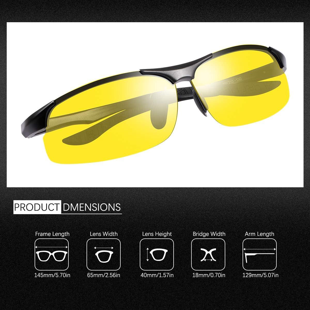 Gafas de sol fotocromáticas YIMI FT8003B UV400 polarizadas