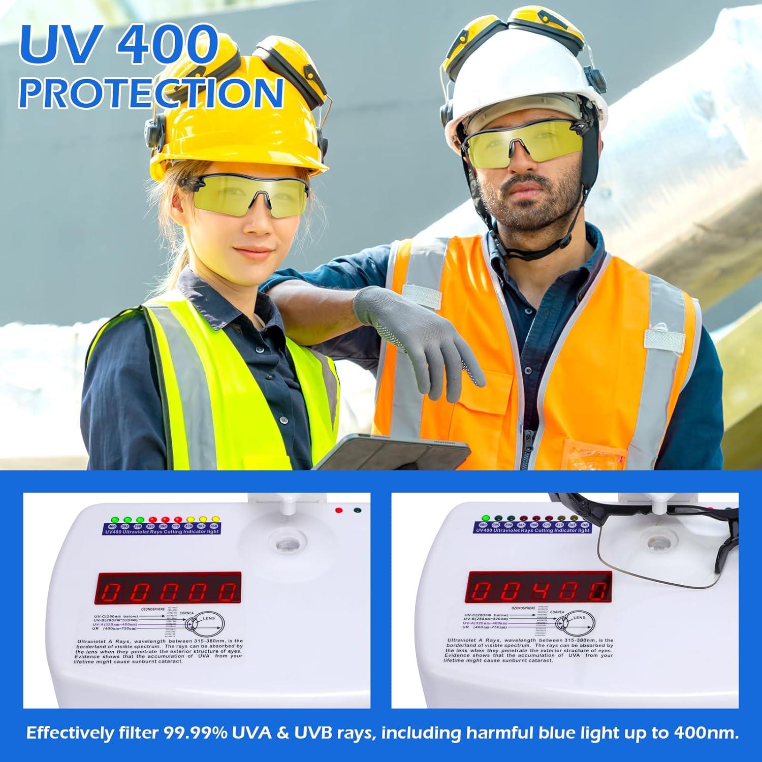 Gafas de Seguridad OXG Paquete de 12 Unisex ANSI Z87.1