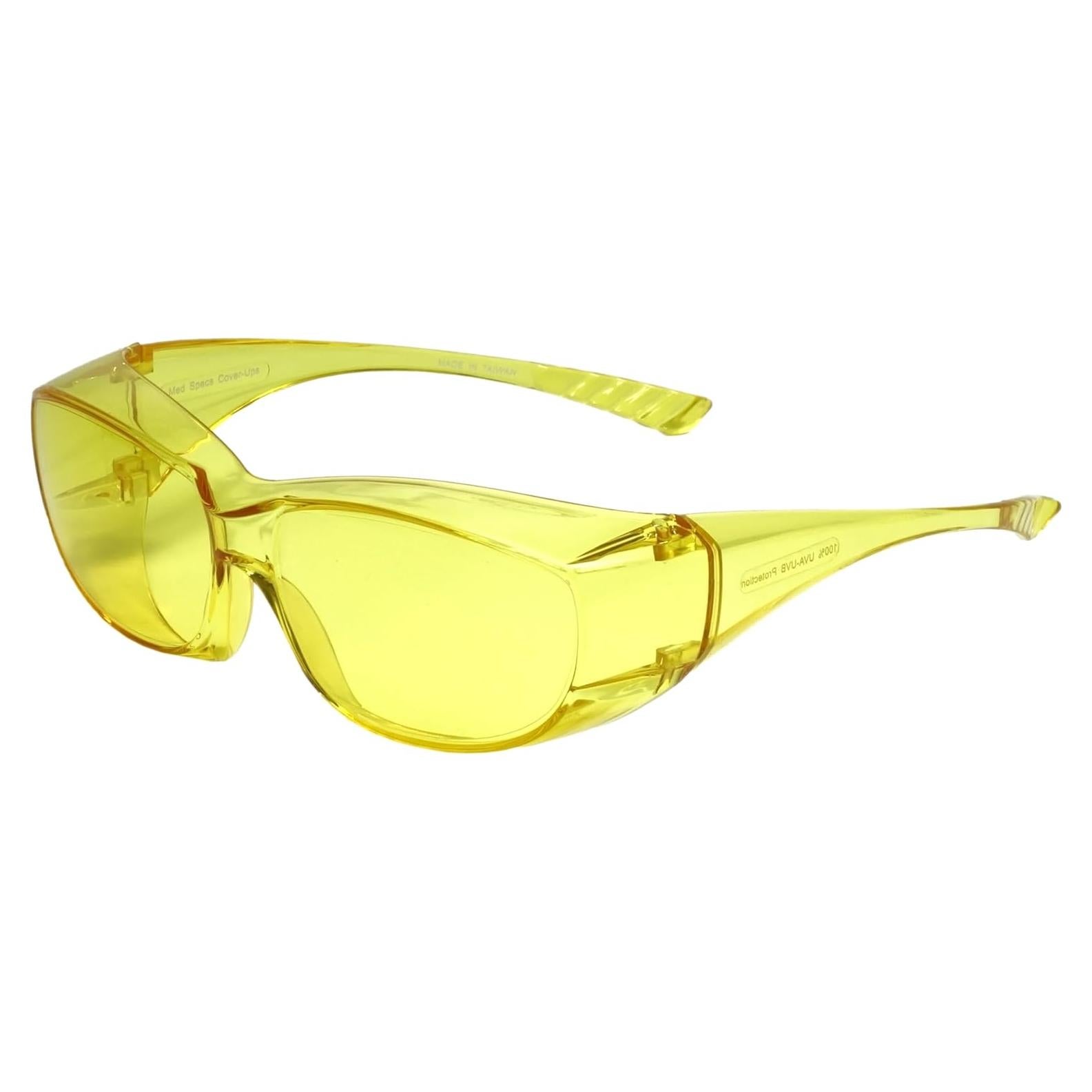 Gafas de seguridad Calabria 6000 Fit Over amarillas UV