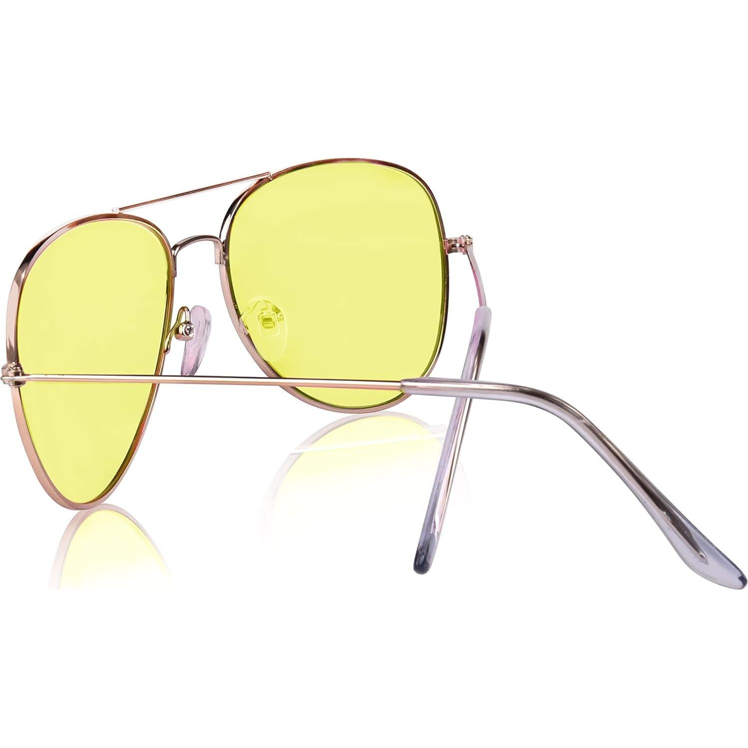 Gafas de sol Aviador SunnyPro Lentes Amarillas UV400