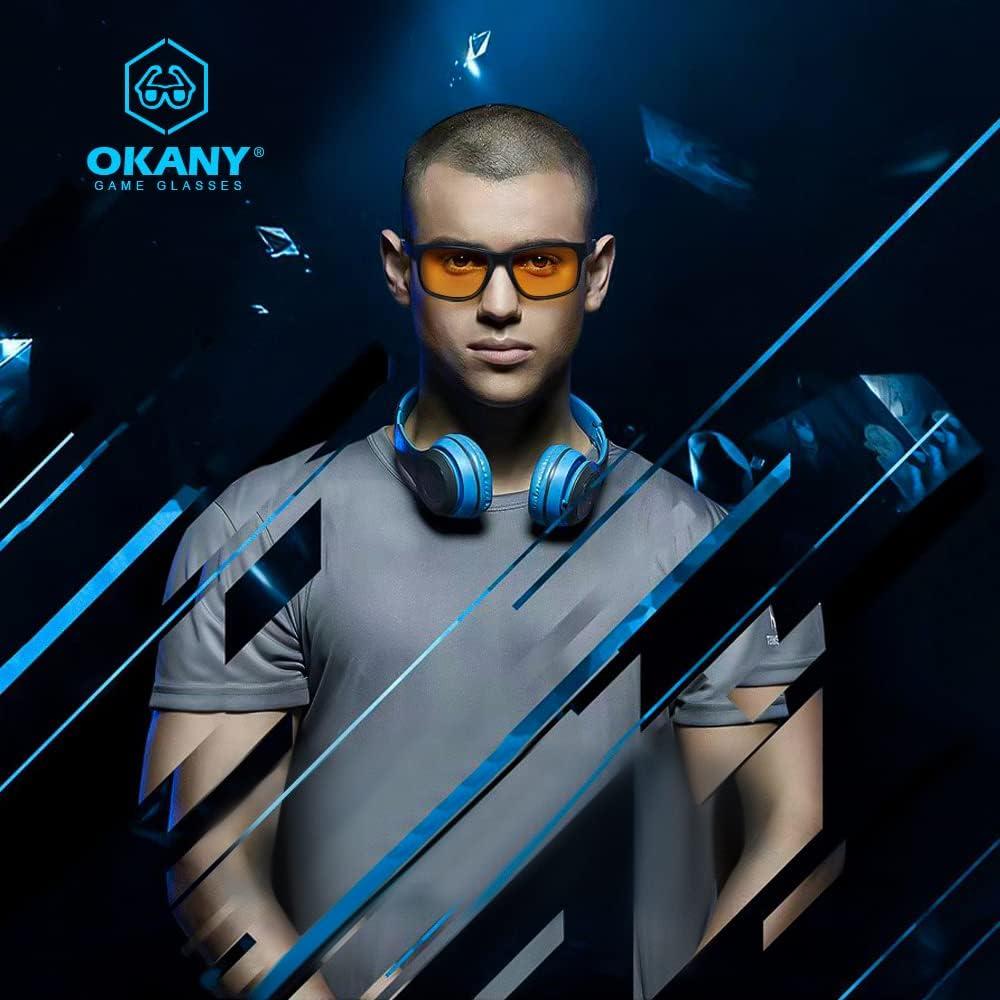 Gafas de Juego OKANY Anti Luz Azul UV400 para Gamers