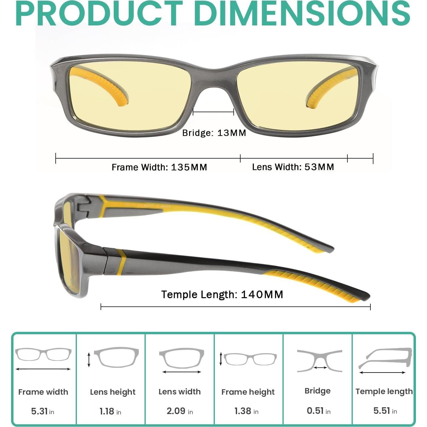 Gafas de Lectura Eyekepper +1.25 Bloqueo Luz Azul 10 Pzas
