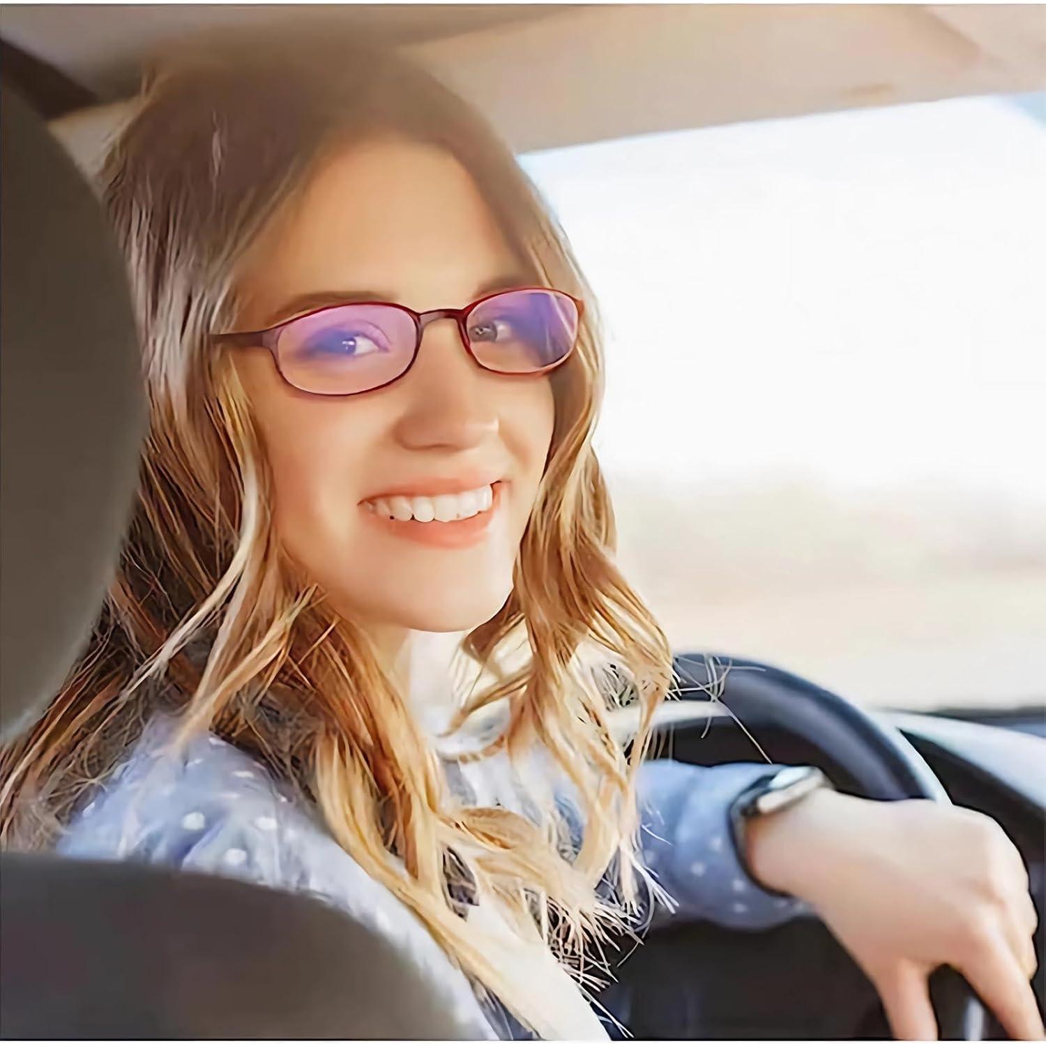 Paquete de 5 Gafas de Lectura CVVTSPE Anti-Luz Azul UV400