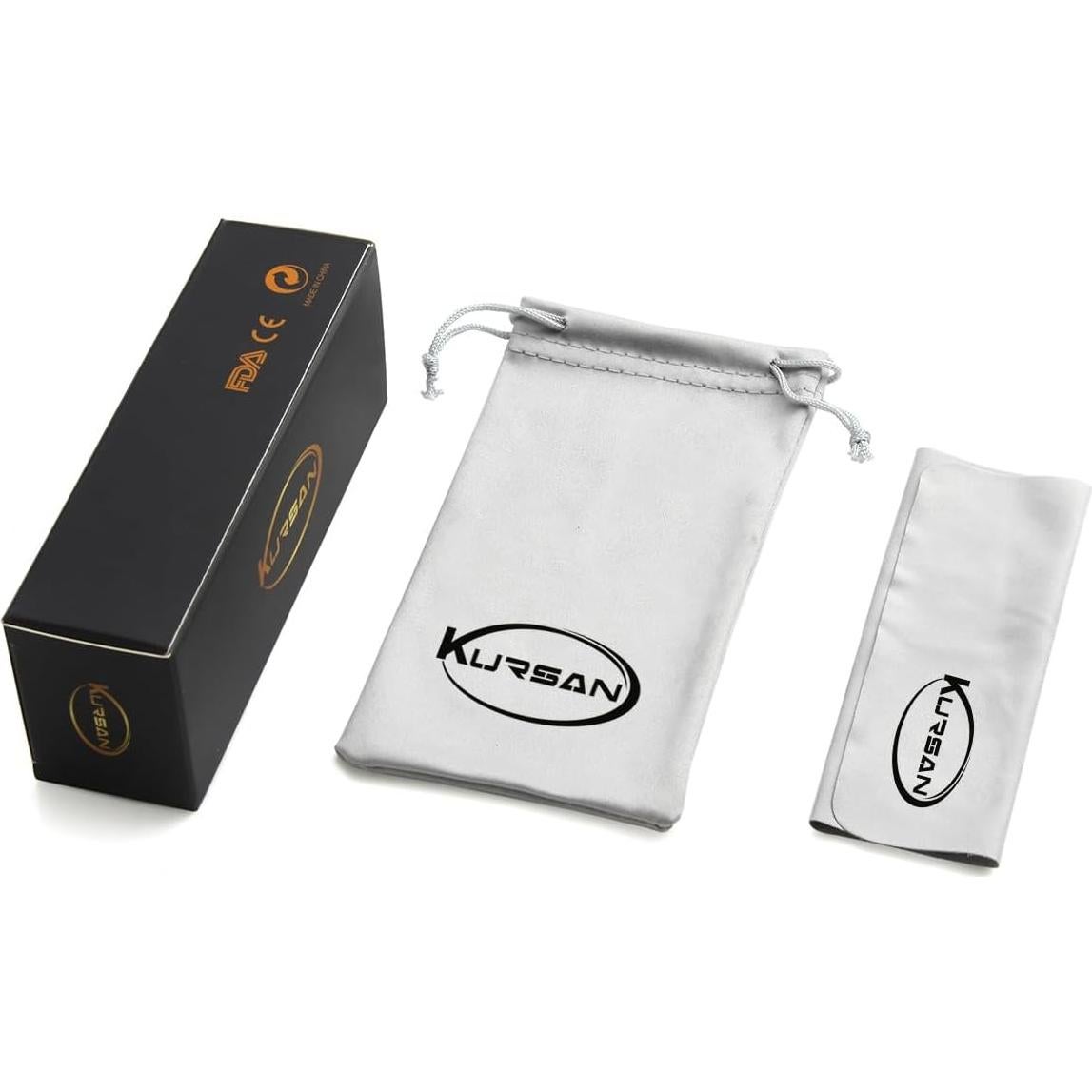 Gafas de Luz Azul KURSAN Ovaladas Unisex Retro 90s