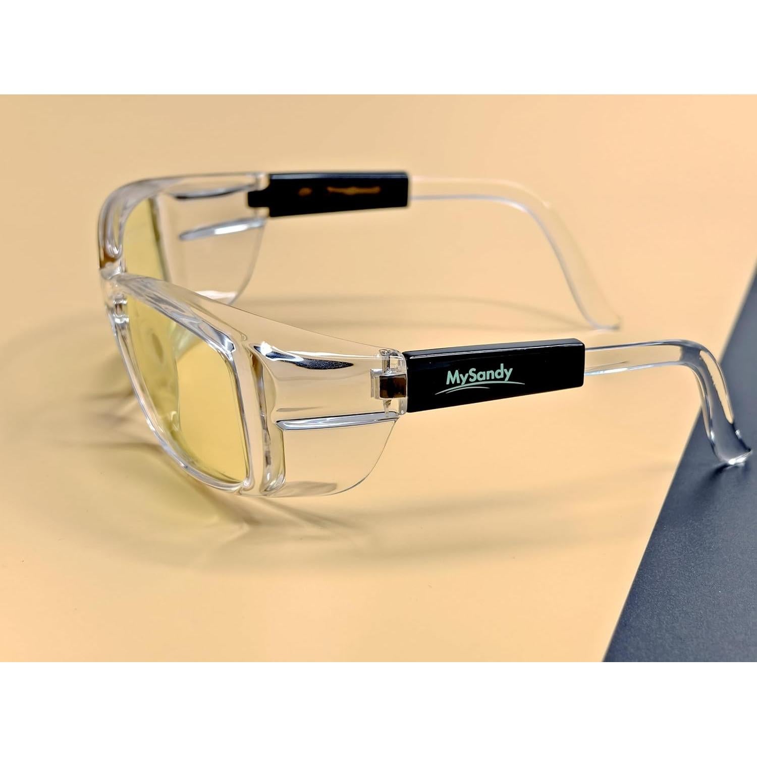 Gafas de Seguridad TR90 ANSI Z87.1 con Lentes Amarillas