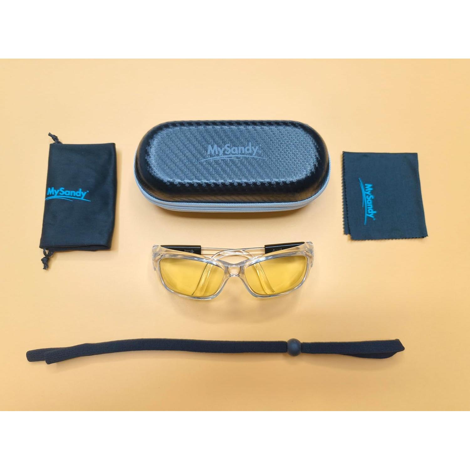 Gafas de Seguridad TR90 ANSI Z87.1 con Lentes Amarillas