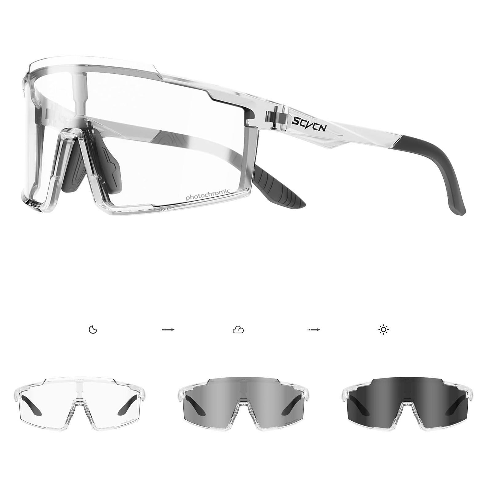 Gafas de Ciclismo SCVCN Fotoquímicas UV400 Ajustables