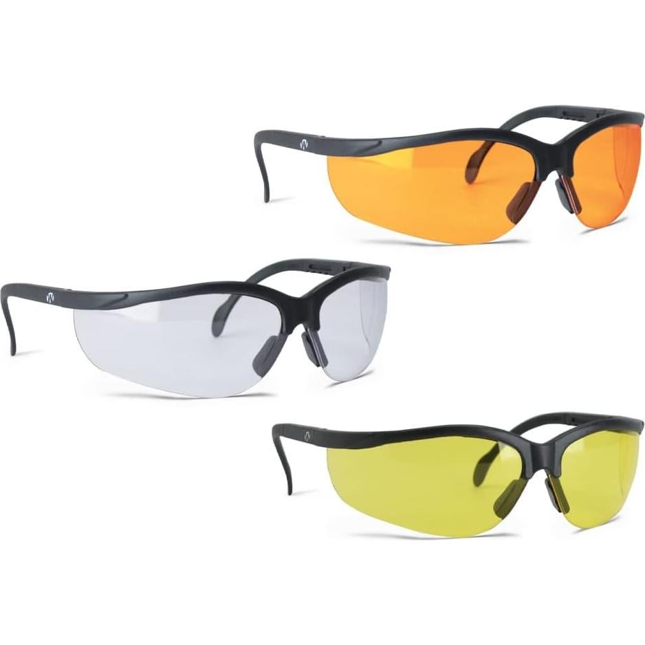 Gafas de Tiro Walker Amarillas Policarbonato Ajustables