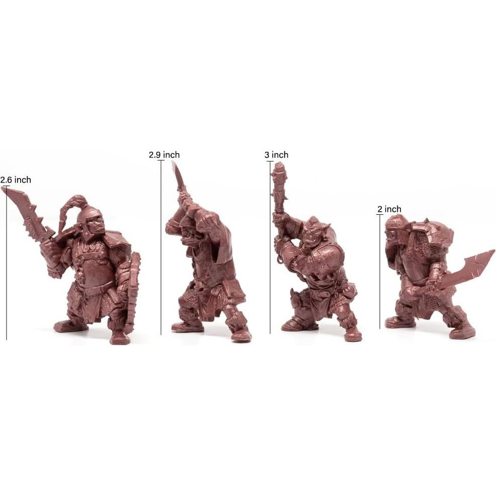 Conjunto de Figuras de Acción Tehnolog Orcos 4 Pcs RPG