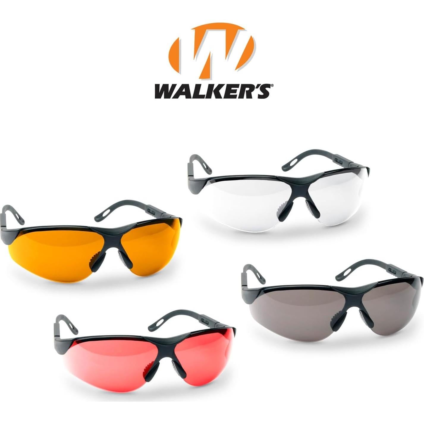 Gafas de Tiro Walker Elite - Antivaho, Ajustables, UV