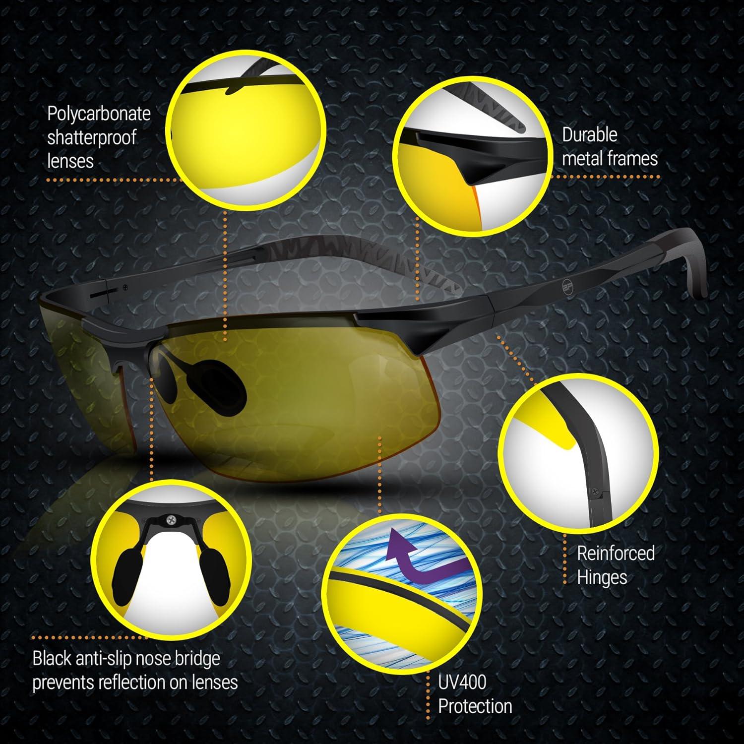 Gafas de Seguridad BLUPOND Titan's Semi-Polarizadas