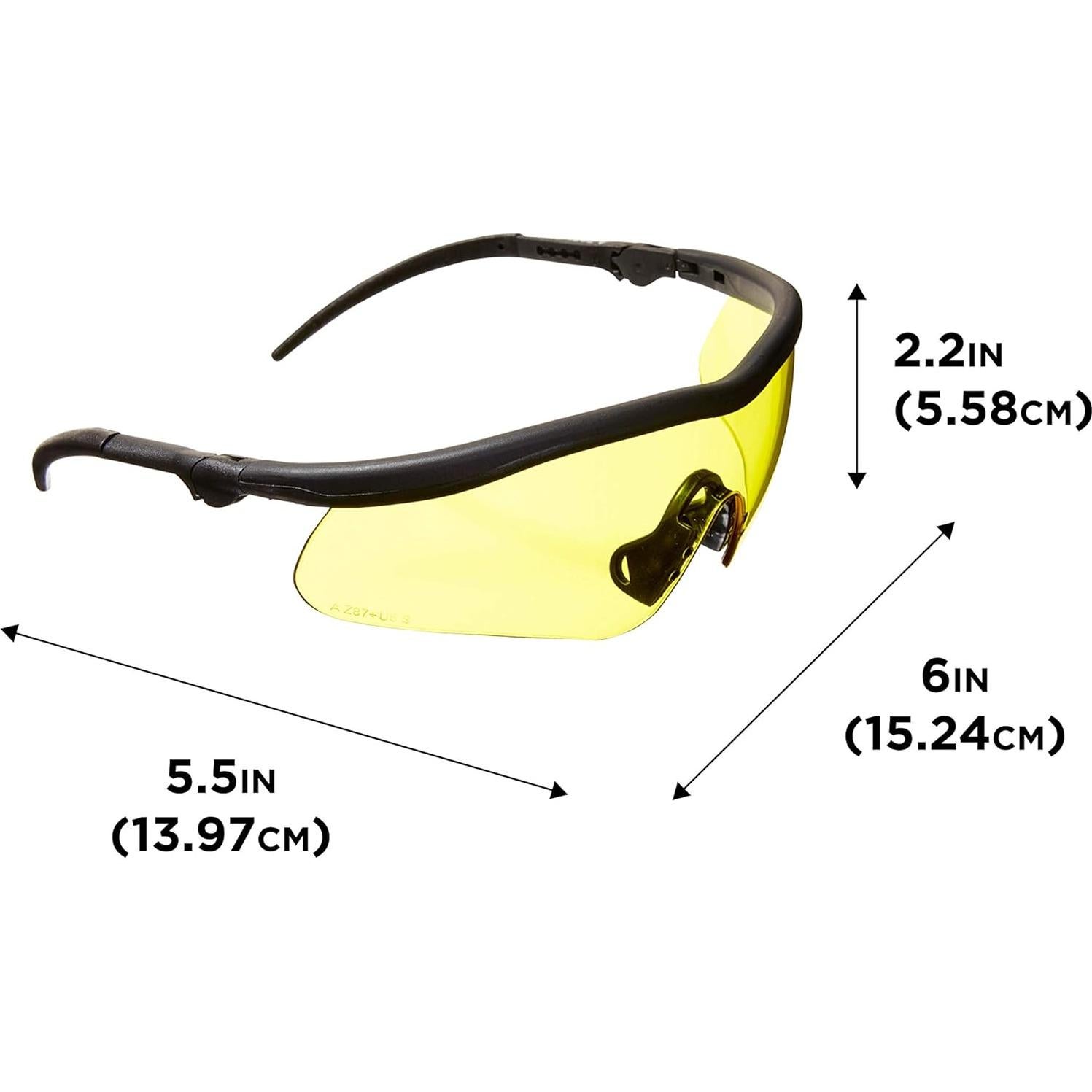 Gafas de Seguridad para Tiro Allen 2379, Lentes Amarillos ANSI Z87+
