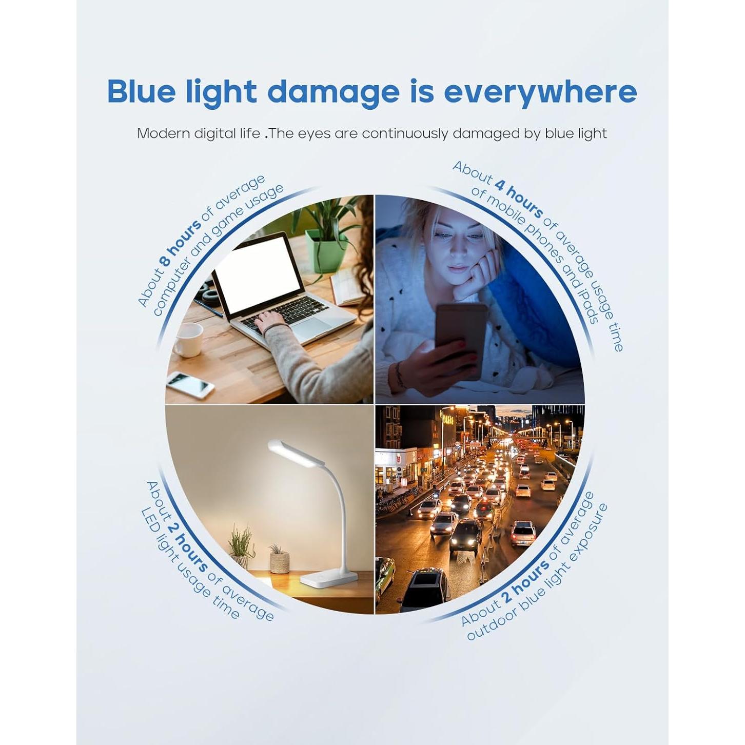 Gafas ZanyLen para luz azul hombres marco semi-rimless