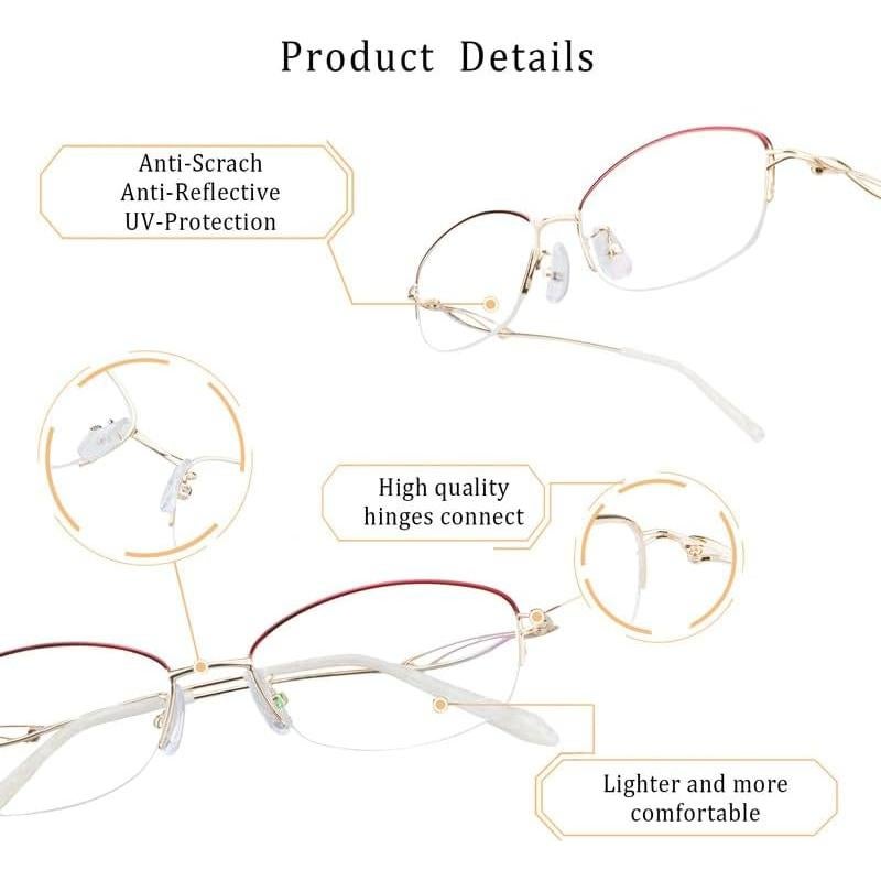 Gafas de lectura LifeArt 2219 doradas +3.25 aumento