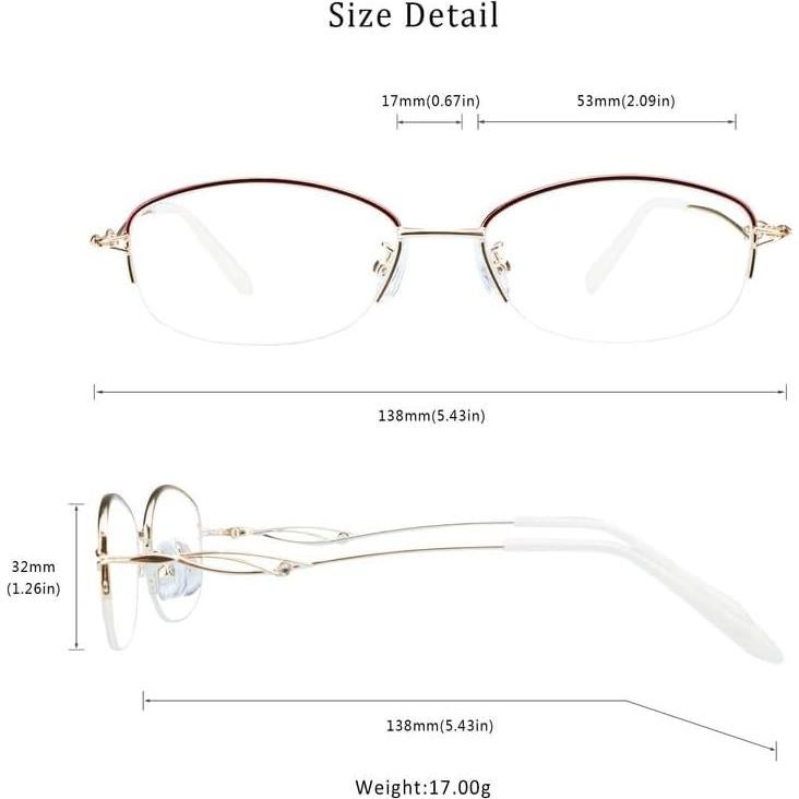 Gafas de lectura LifeArt 2219 doradas +3.25 aumento