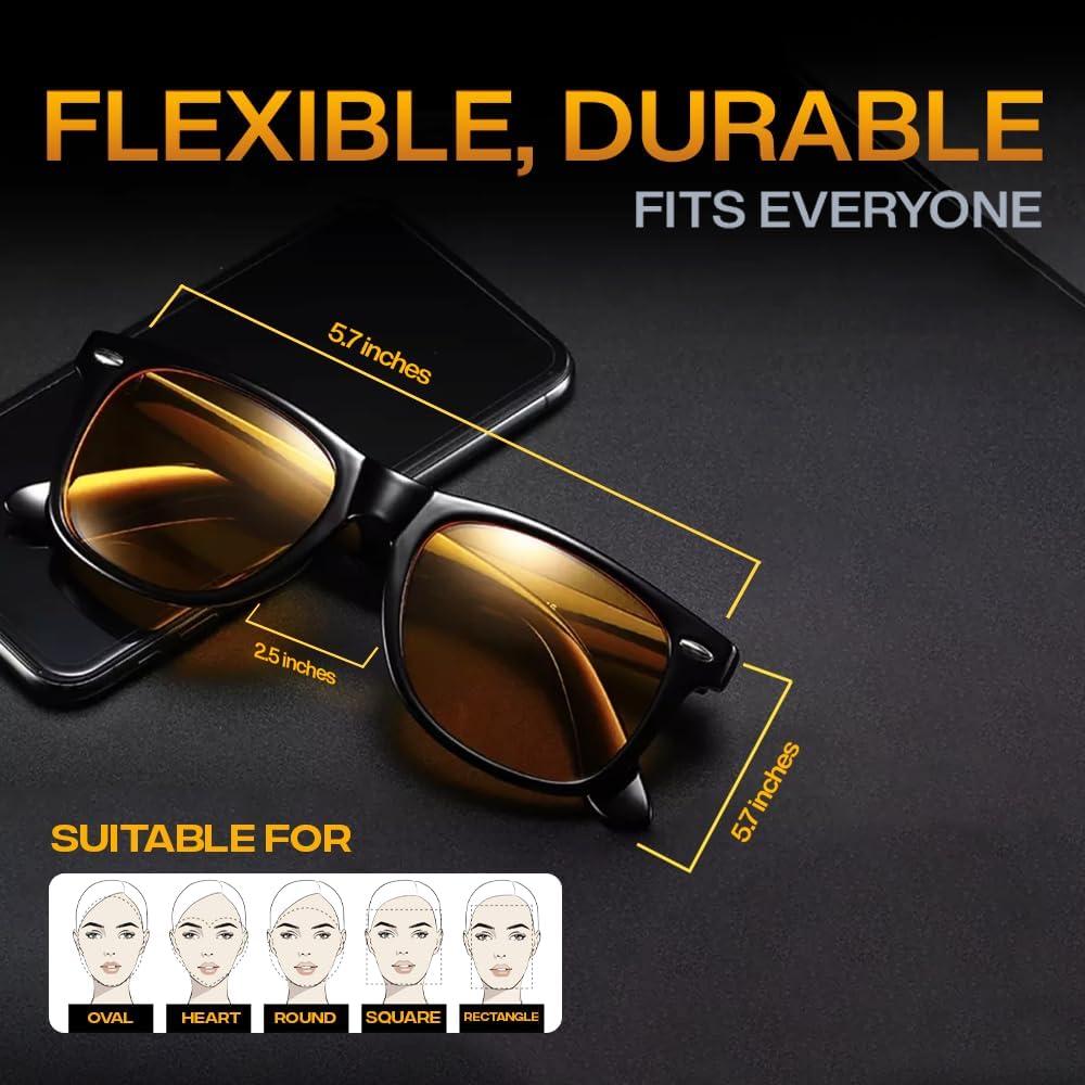 Gafas Prosper Antirreflejo Luz Azul Ámbar - Unisex