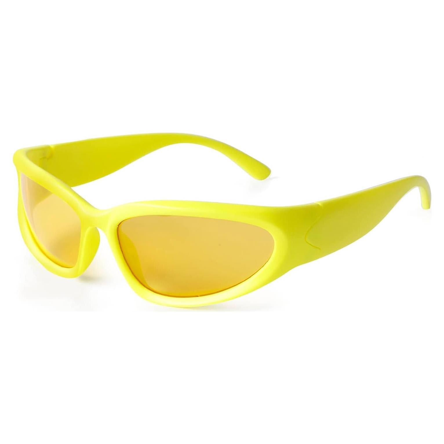 Gafas de sol ADE WU Wrap Around Unisex UV400 Neón