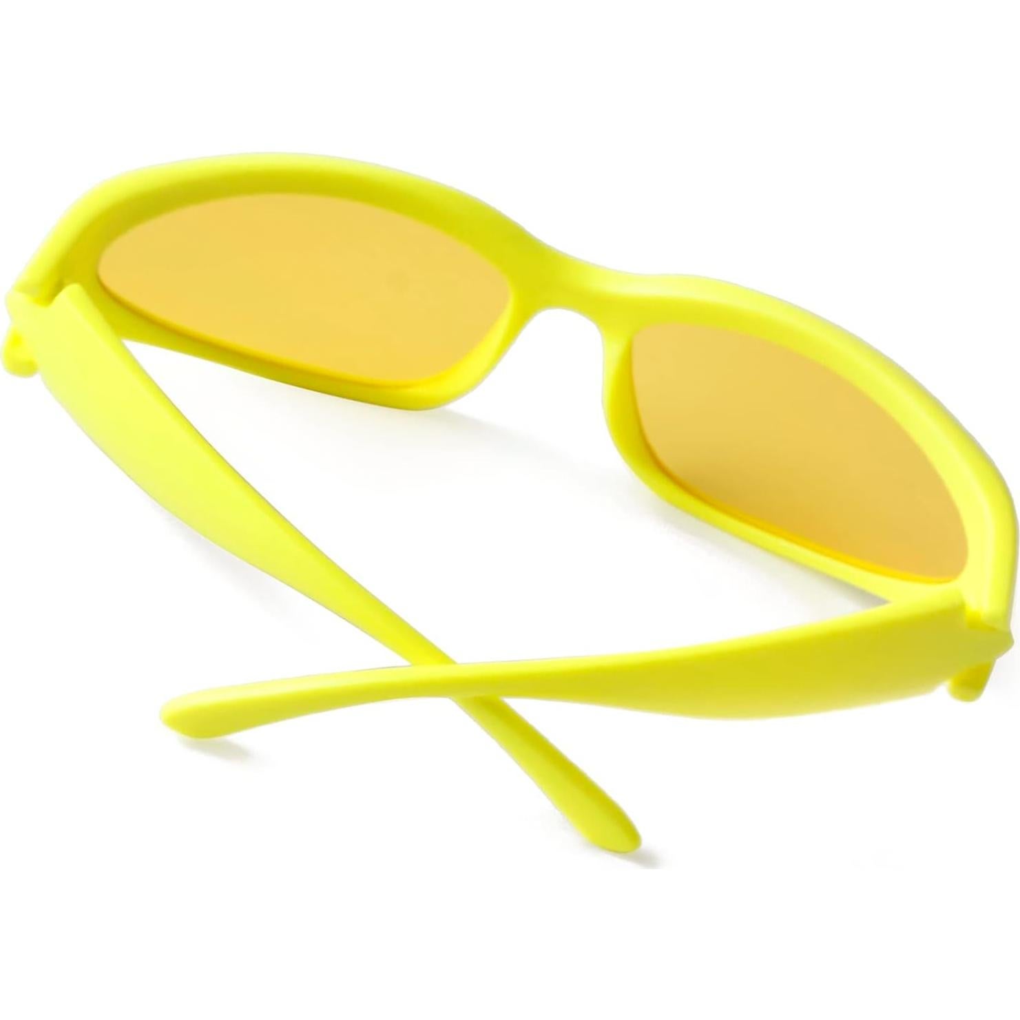 Gafas de sol ADE WU Wrap Around Unisex UV400 Neón