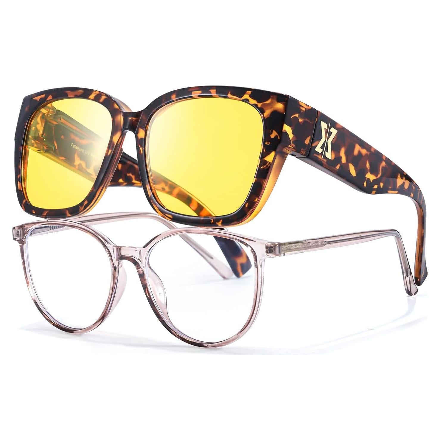 Gafas de Visión Nocturna LVIOE Polarizadas Amarillas