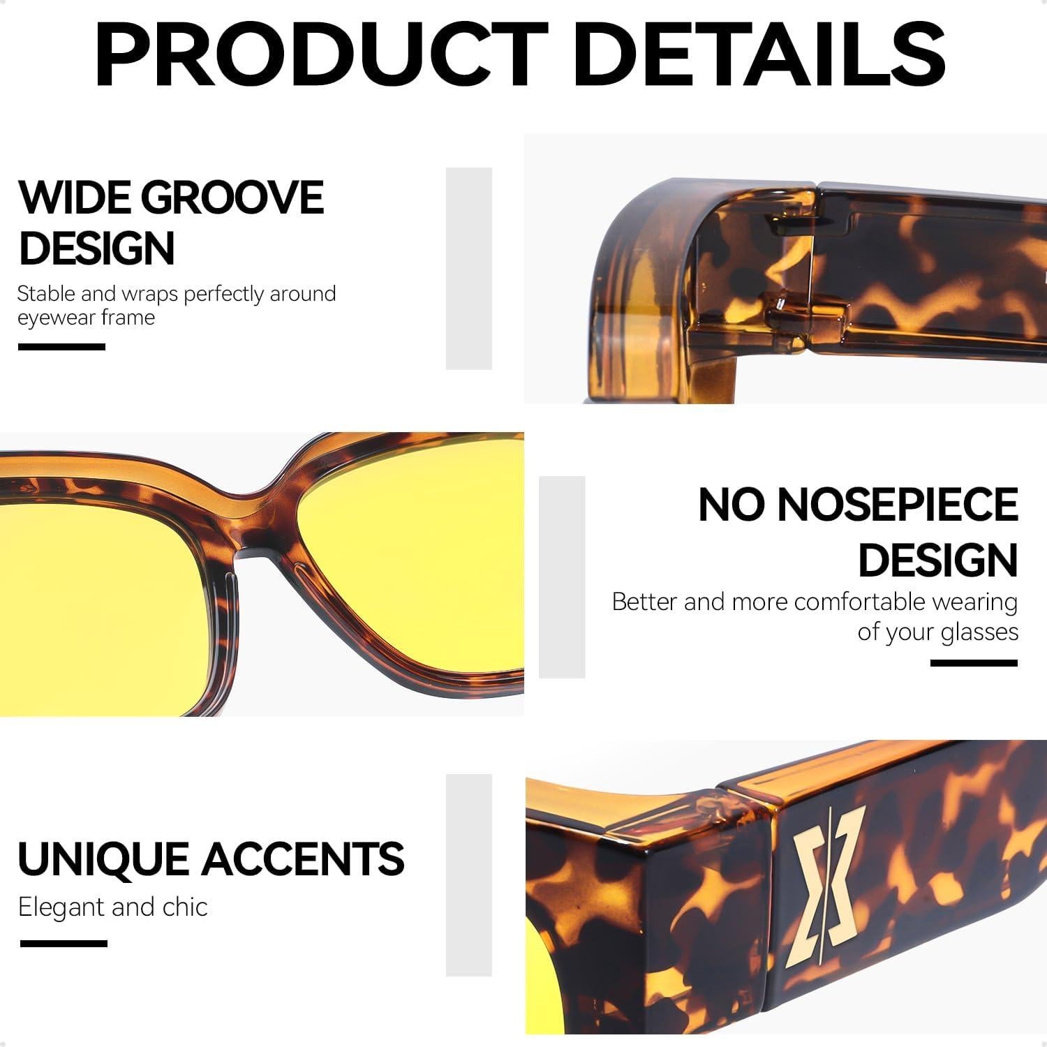 Gafas de Visión Nocturna LVIOE Polarizadas Amarillas