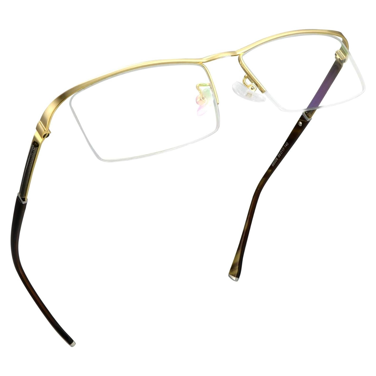 Gafas de lectura LifeArt Dorado +0.00 anti-luz azul