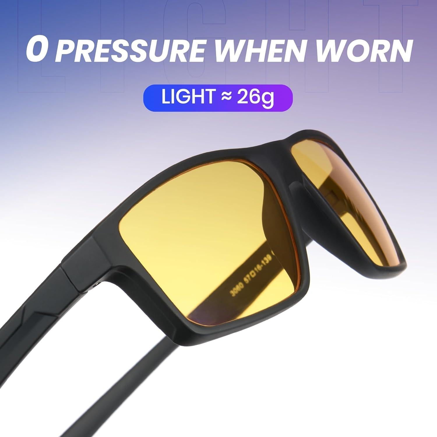 Gafas de Juego Cyxus Lentes Amarillas Antifatiga Ocular