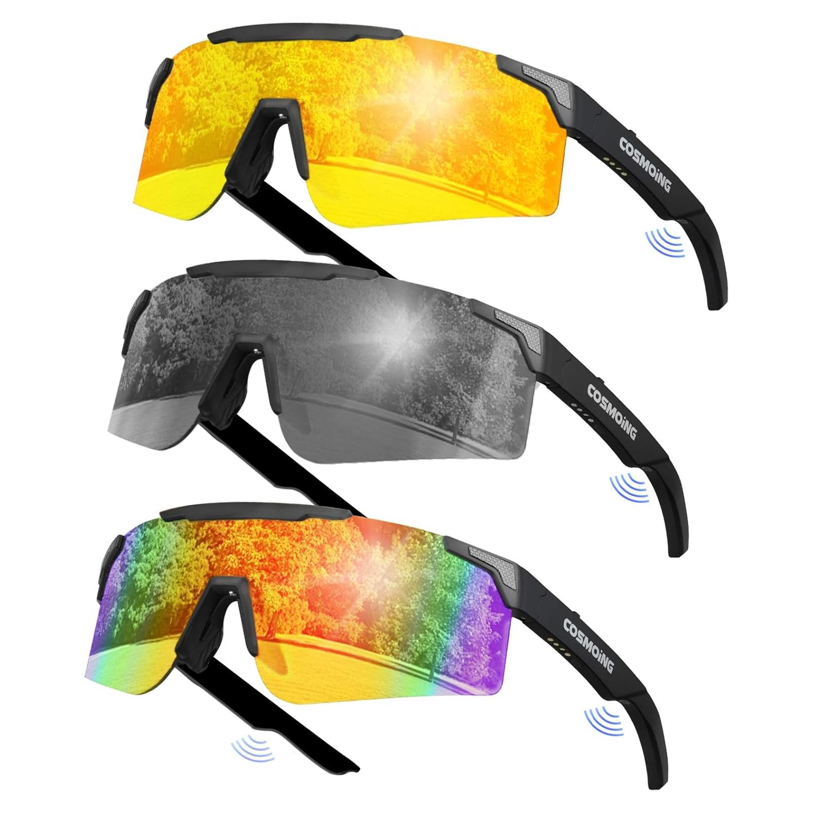 Gafas de Sol Inteligentes COSMOING 1510C-B Bluetooth 5.4 UV