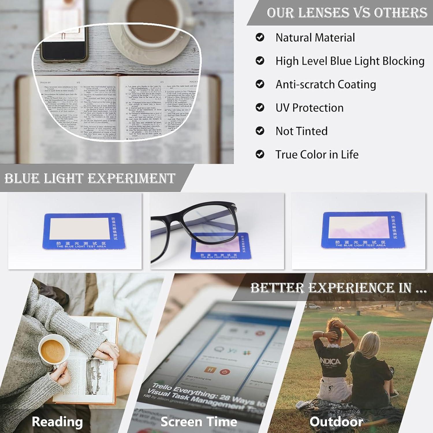 Gafas de sol fotocromáticas PEEPAI UV400 anti-luz azul