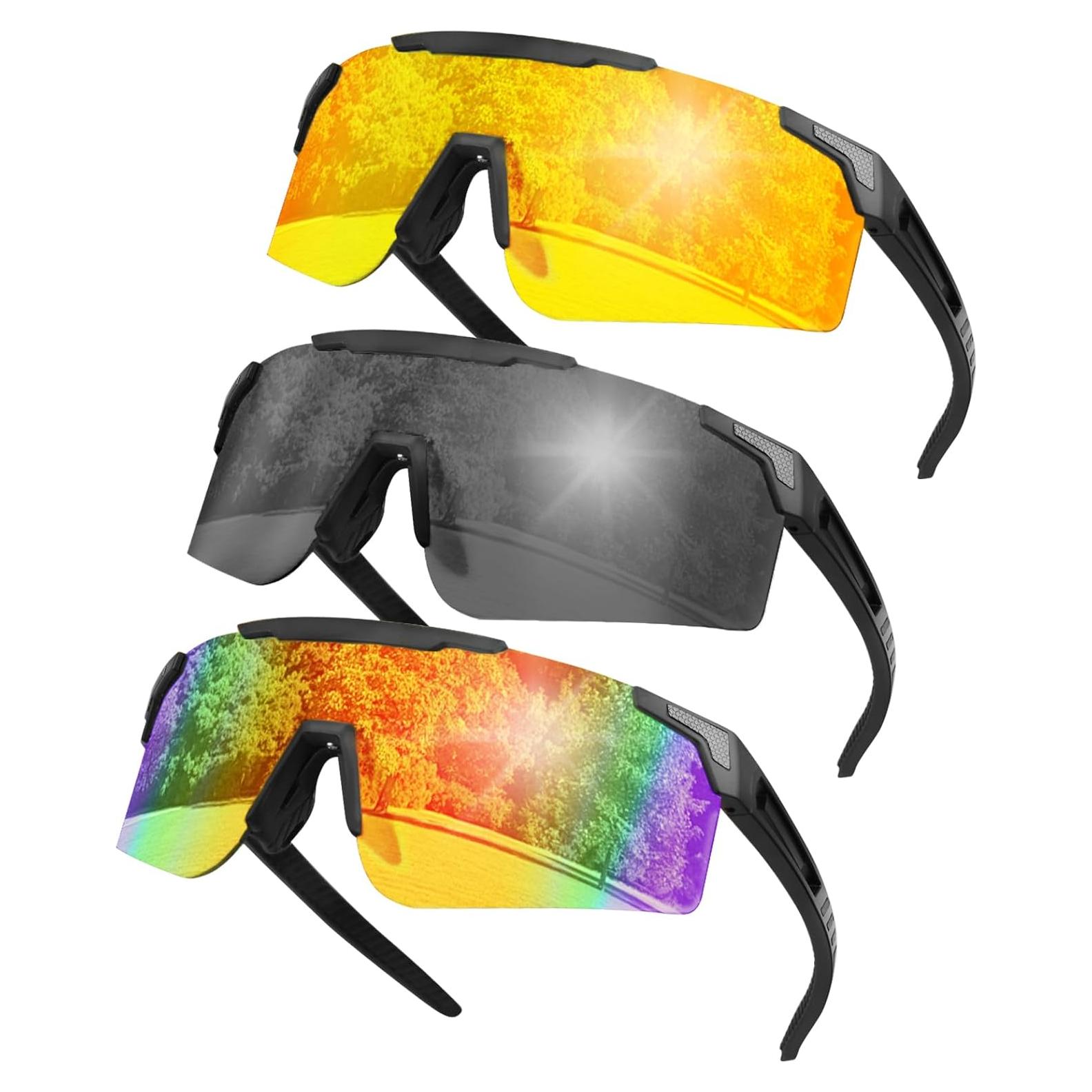 Gafas de sol deportivas COSMOING con lentes UV400 y 2 opciones