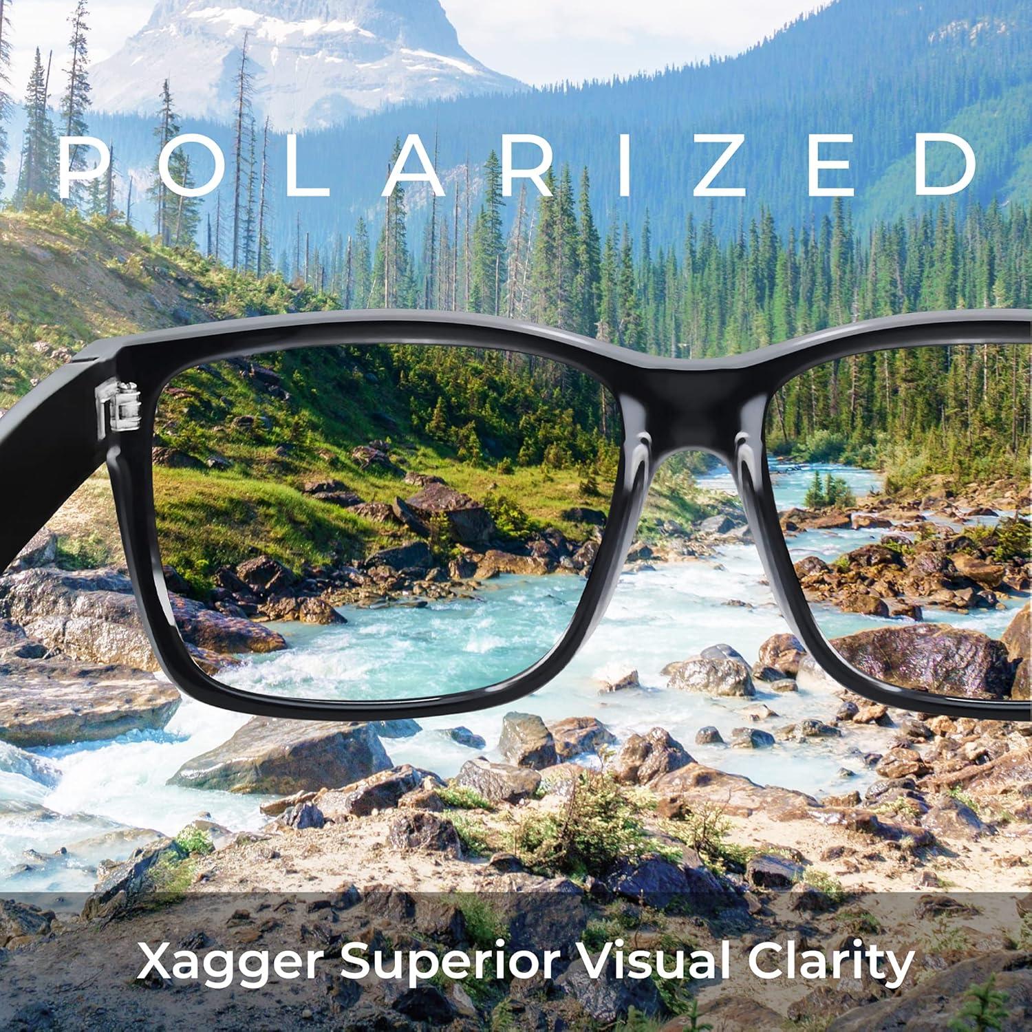 Gafas de sol polarizadas Xagger Square UV400 unisex