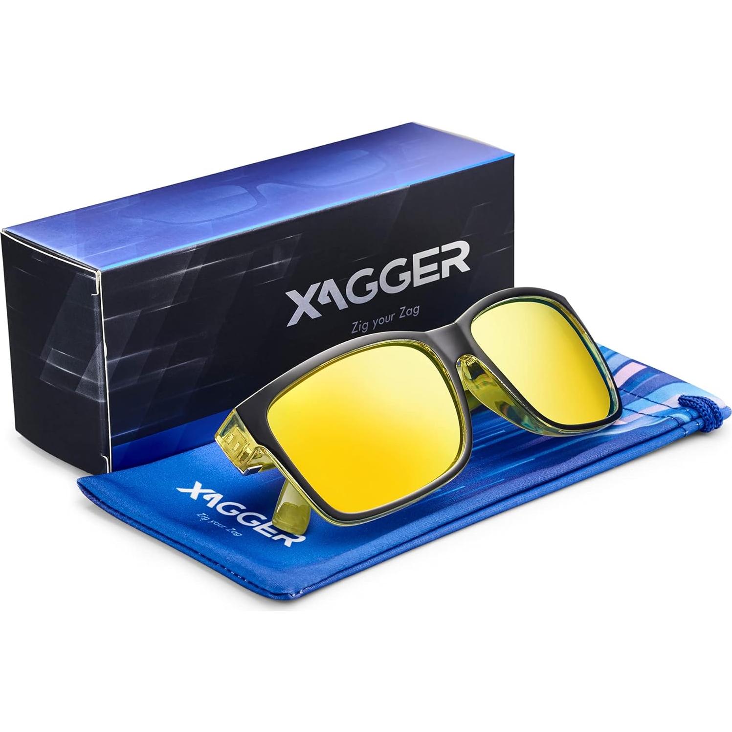 Gafas de sol polarizadas Xagger Square UV400 unisex