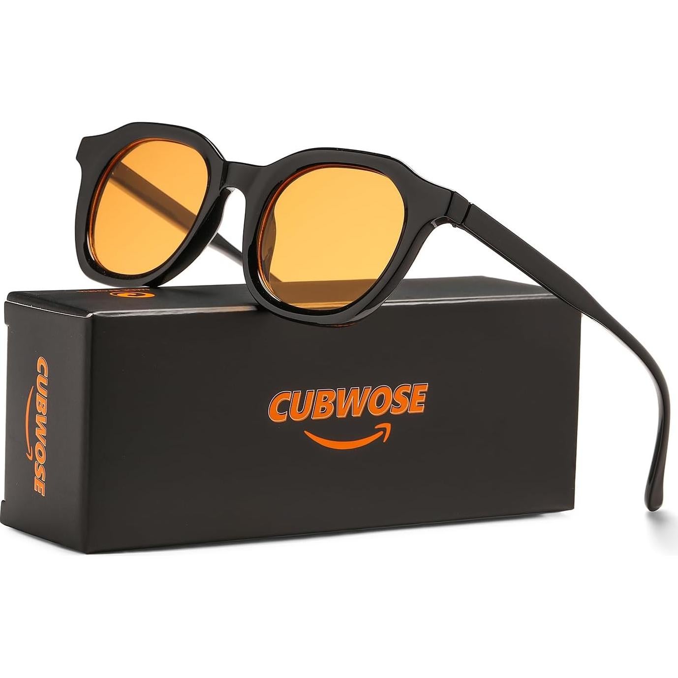 Gafas de Sol Redondas CUBWOSE UV Protección Unisex