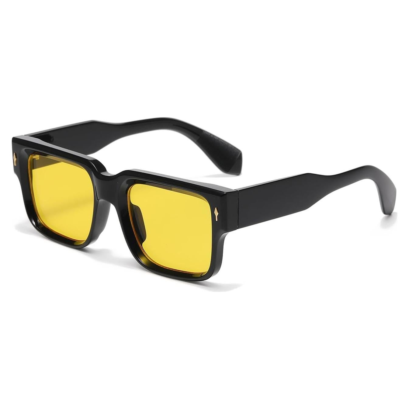 Gafas de sol HJSTES cuadradas retro UV400 para unisex