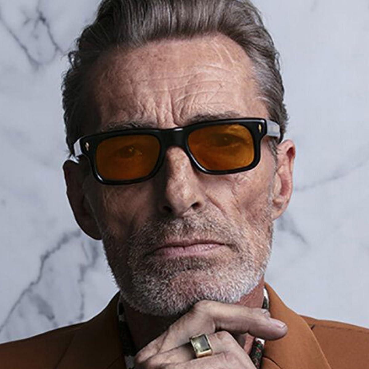 Gafas de sol HJSTES cuadradas retro UV400 para unisex