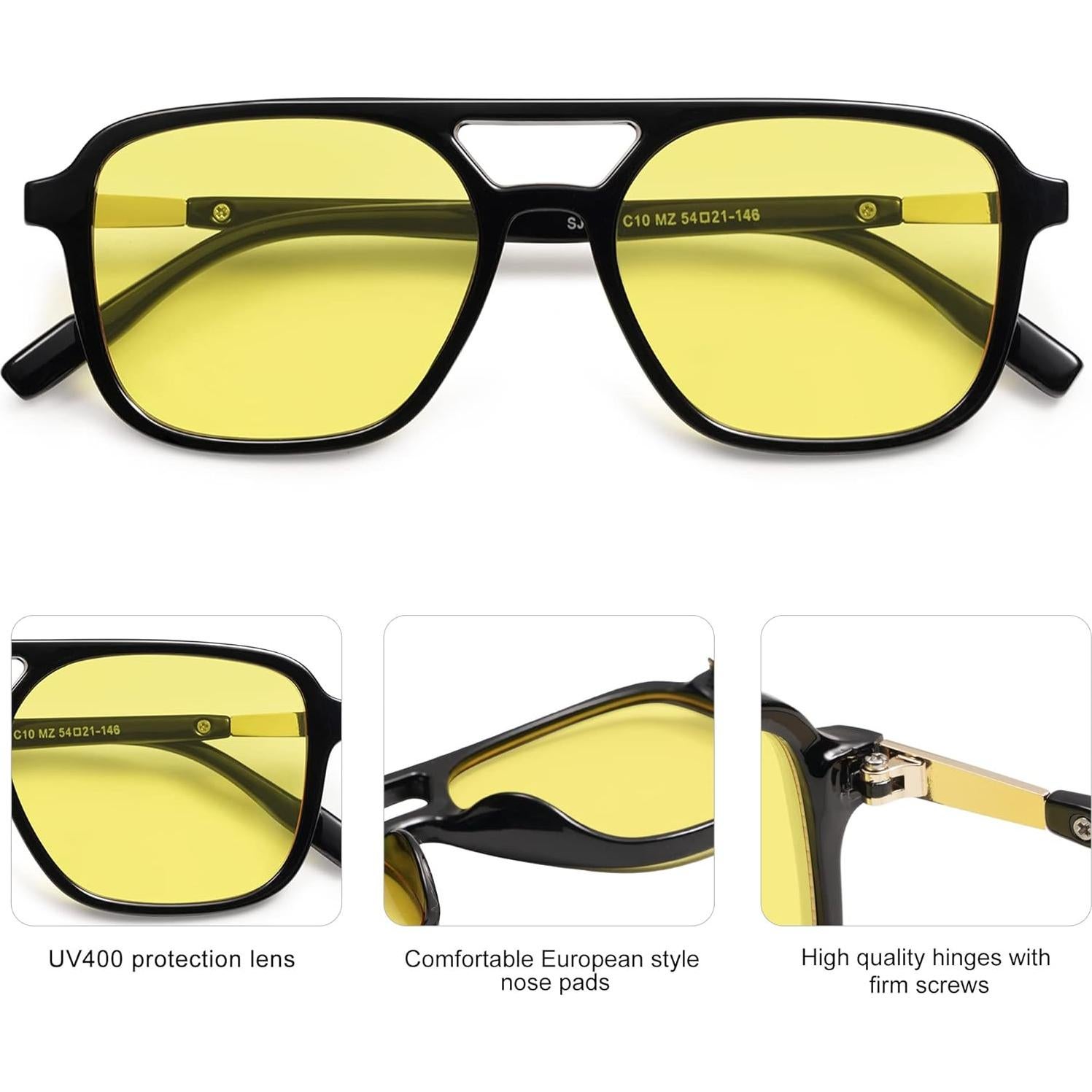 Gafas de sol retro SOJOS SJ2202 UV400 unisex