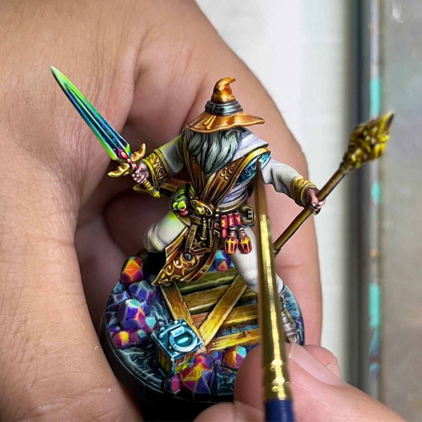 Juego de Pinceles Kolinsky FOXBITE para Pintura de Miniaturas